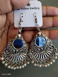 3 Beautiful Silver Earrings One Nose Ring 😍