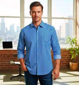 Striped Blue Shirt