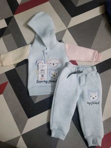 Winter Sweatshirt Pajamas Set