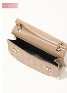Quilt Khaki Sling Bag