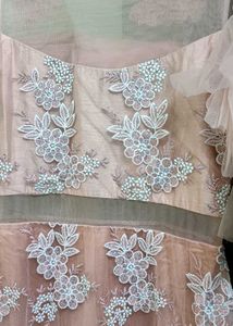 Elegant Padded Engagement Gown with Dupatta