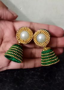 Silkthread earrings