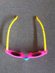 Cute Teddy Bear Pink Sunglasses (Foldable)