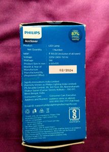 PHILIPS AceSaver 9W GOLDEN YELLOW/3000K  E27 BULB