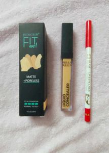 Makeup Bundle - Foundation, Concealer,  Lip Liner