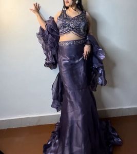 Fish Cut Ruffle Lehenga Choli