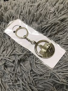 Silver Metal Keychain for Gifting
