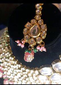 Beautiful Pink Kundan Bridal Set