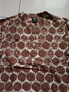 Olive Xxl Kurti Pant Set