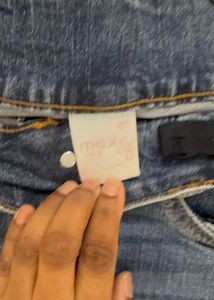 Stylish Graphic Print Denim Jeans