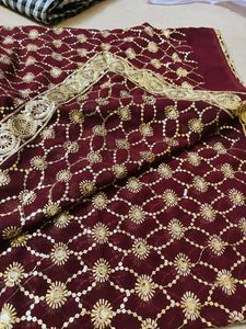 amazing worked saree
