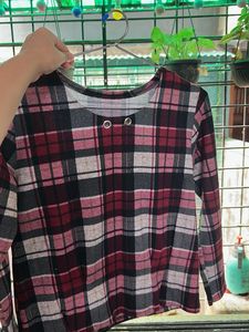 Checks Long Sleeve Top