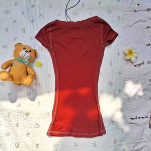 Y2k Printerest Fitted Top