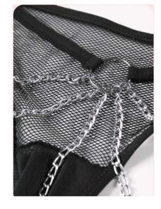 Mesh &amp; Chain Detail Panty