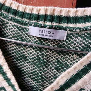 KOREAN Houndstooth Sweater Vest