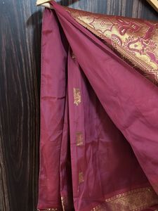 Pink Silk Saree