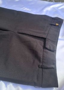 Wide Leg Black Pants - 13