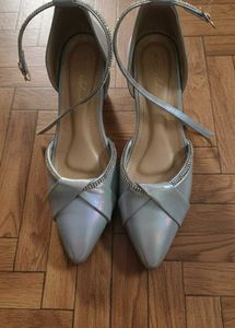 Elegant Silver Heels