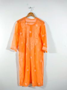 Coral Embroidery Casual Kurta (Women&#39;s)