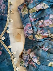 Floral Print Lehenga Set