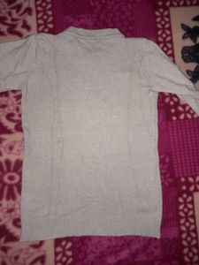 Cute Beige Sweater with Cats