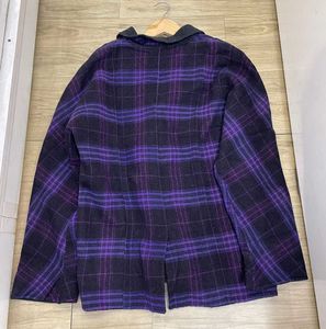 Vintage Plaid Wool Coat