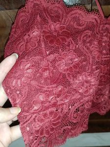Red Lace Bralette