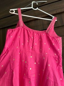 Royal pink ethnic gown