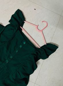 Green Jumpsuit Medium Size