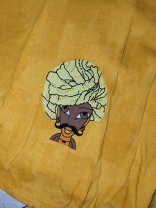 Haldi Function Shrug Kurti With Pant