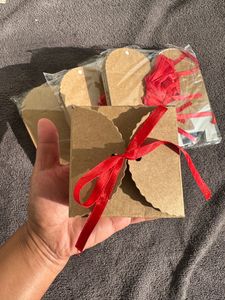 Gift Box/ Candy Box With Ribbon (10 Boxes)