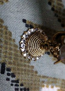 Peacock Jhumka Earrings