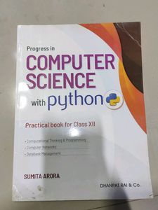 Computer Science With Python Sumita Arora Class 12