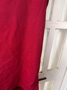 Maroon Bodycon Mini Dress