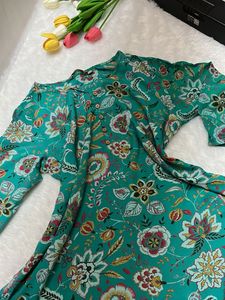 Floral Print Kurta