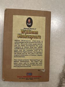 Shakespeare&#39;s Selected Works