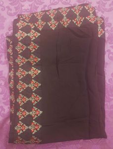 Brown Orange Women Party Wear Gown/Dress