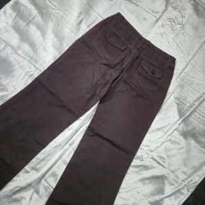 low waist / Brown straight pants /y2k retro