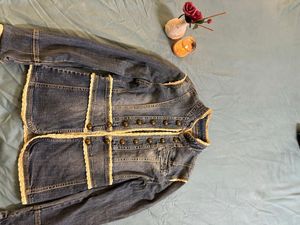 AESTHETIC DENIM VINTAGE JACKET