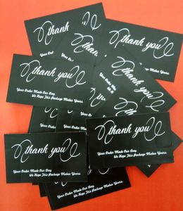 180 Big Thankyou Cards On 300 GSM Art Card