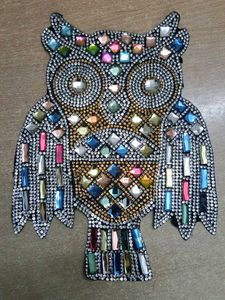 Sparkly Owl Rhinestone Applique