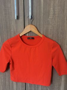 Orange Flared Co Ords