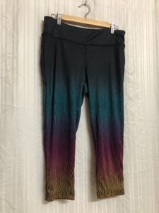 Active &amp; Co Blue Printed Leggings
