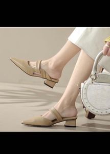 Aesthetic Pointed Block Heels