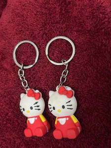 HELLO KITTY KEYCHAIN COMBO OF 2