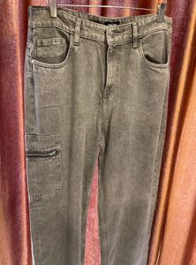 Nuon Grey Washed Relaxed Fit Jeans