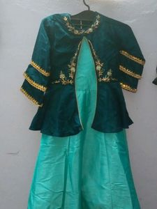 Brand New Gown With Beautiful Worked Shrug