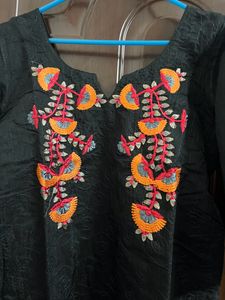 Beautiful embroidery kurta suit set