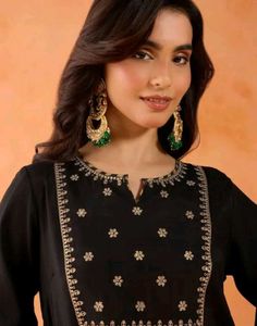 Elegant Black Kurta Set