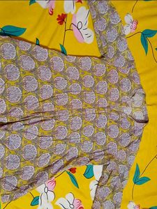 Yellow Shirt Peplum Top